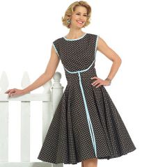 B4790 Butterick Schnittmuster Retro-Wickelkleid