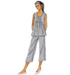 B5792 Butterick Schnittmuster Nachthemd Pyjama