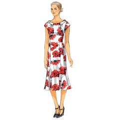 B6130 Butterick Schnittmuster Abendkleid Overall