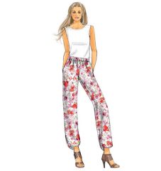 B6137 Butterick Schnittmuster Hosen EASY!