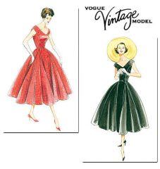 V1172 VOGUE Schnittmuster Vintage Kleid