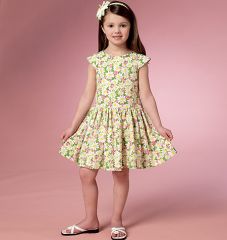 B6201 Butterick Schnittmuster Kinderkleid EASY!