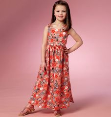 B6202 Butterick Schnittmuster Kinderkleid Overall EASY!