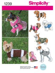 7792 Simplicity Schnittmuster Hundebekleidung