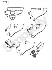 7792 Simplicity Schnittmuster Hundebekleidung