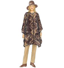 B6250 Butterick Schnitt Jacke Poncho Mantel