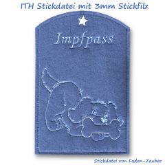 Stickfilz Probier-Set 3mm blau