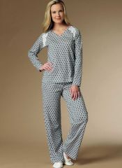 B6428 Butterick Schnittmuster Nachthemd Pyjama