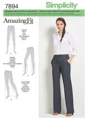 7894 Simplicity Schnittmuster Amazing Fit Hose