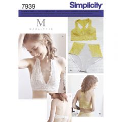 7939 Simplicity Schnittmuster Bustier-BH und Slip