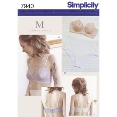 7940 Simplicity Schnittmuster BH und Slip