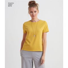 7984 Simplicity Schnittmuster Basic-Shirt XXS-XXL