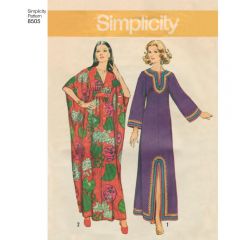 7020 Simplicity Schnittmuster Vintage Kaftan 70er Jahre