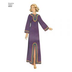 7020 Simplicity Schnittmuster Vintage Kaftan 70er Jahre