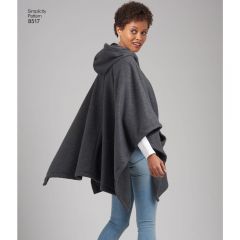 7027 Simplicity Schnittmuster Poncho EASY!