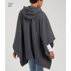 7027 Simplicity Schnittmuster Poncho EASY!