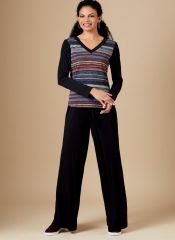 B6600 Butterick Schnittmuster Jersey-Kombination EASY!