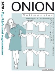 2078 ONION Schnittmuster Raglankleid + Shirt EASY!