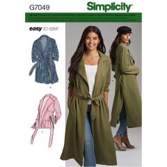 7049 Simplicity Schnittmuster Duster Mantel EASY!