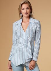 B6629 Butterick Schnittmuster Wickelbluse