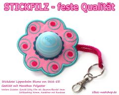 Stickfilz waschbar fest 1mm - rosa - 20cmx90cm