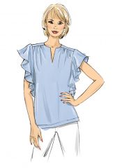 B6688 Butterick Schnittmuster Blusenshirt