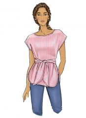 B6685 Butterick Schnittmuster Blusenshirt EASY