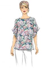 B6687 Butterick Schnittmuster Blusenshirt