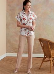 B6686 Butterick Schnittmuster Hemdblusen EASY