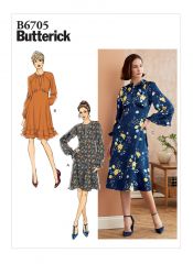 B6705 Butterick Schnittmuster Kleid