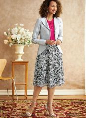 B6718 Butterick Schnittmuster Kombination