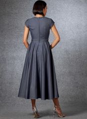 V1672 VOGUE Schnittmuster Kleid Jeanskleid