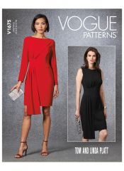 V1675 VOGUE Designer Schnittmuster Kleid