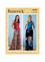 B6750 Butterick Schnittmuster weite Hose Shorts EASY!