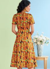 B6727 Butterick Schnittmuster Kleider mit Knopfleiste