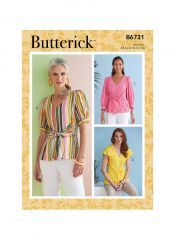 B6731 Butterick Schnittmuster Blusenshirt