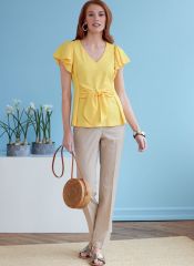 B6731 Butterick Schnittmuster Blusenshirt