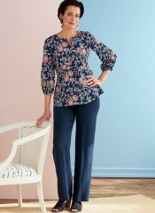 B6732 Butterick Schnittmuster Blusenshirt