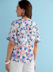 B6730 Butterick Schnittmuster Blusenshirt Top