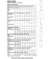 9120 Simplicity Schnittmuster Kinder Sommerkleider