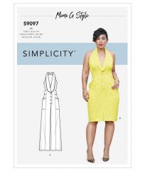 9097 Simplicity Schnittmuster Kleid Jumpsuit