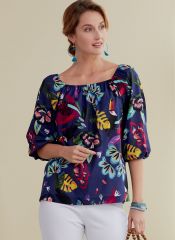 B6766 Butterick Schnittmuster Blusenshirts