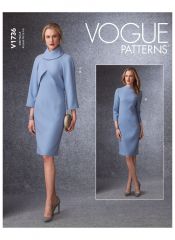 V1736 VOGUE Schnittmuster Kleid mit Jacke EASY!