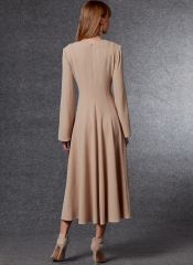 V1724  VOGUE Schnittmuster Kleid Bahnenkleid