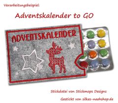 Stickfilz-Set Weihnachten