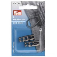 Prym Kordelstopper 2loch gunmetal