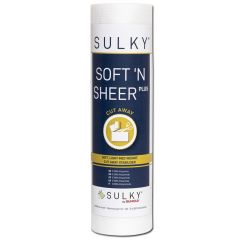 Stickvlies Gunold Sulky Softn Sheer plus weiß 25cm x 5m