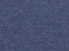 50cm Sweatshirtstoff Eike angeraut blau meliert