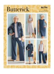 B6796 Butterick Schnittmuster Kombination