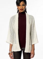 M6802 McCalls Schnittmuster Kapuzenjacke Cardigan EASY!